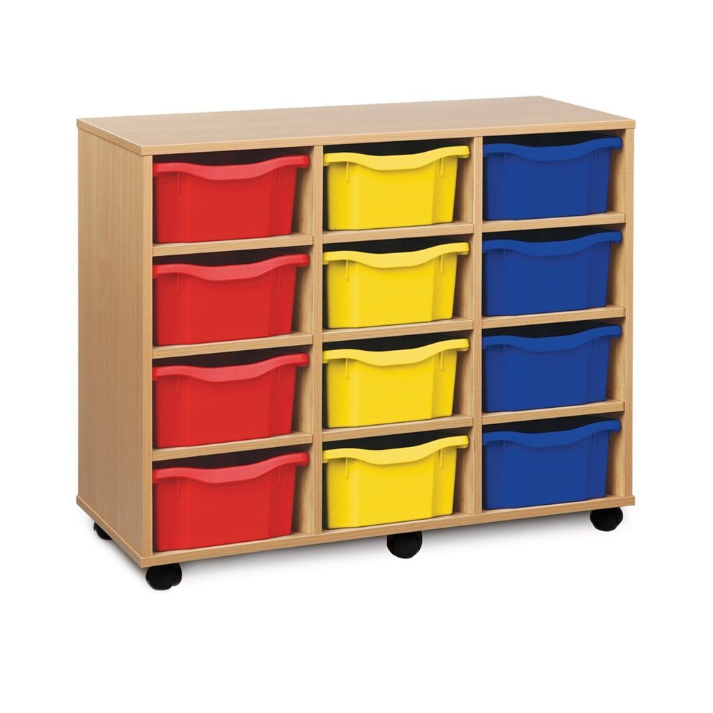 Monarch 12 Tray Double Tray Storage Unit - ABC School Supplies
