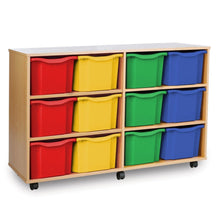 Monarch 12 Tray Triple Tray Storage Unit - ABC School Supplies