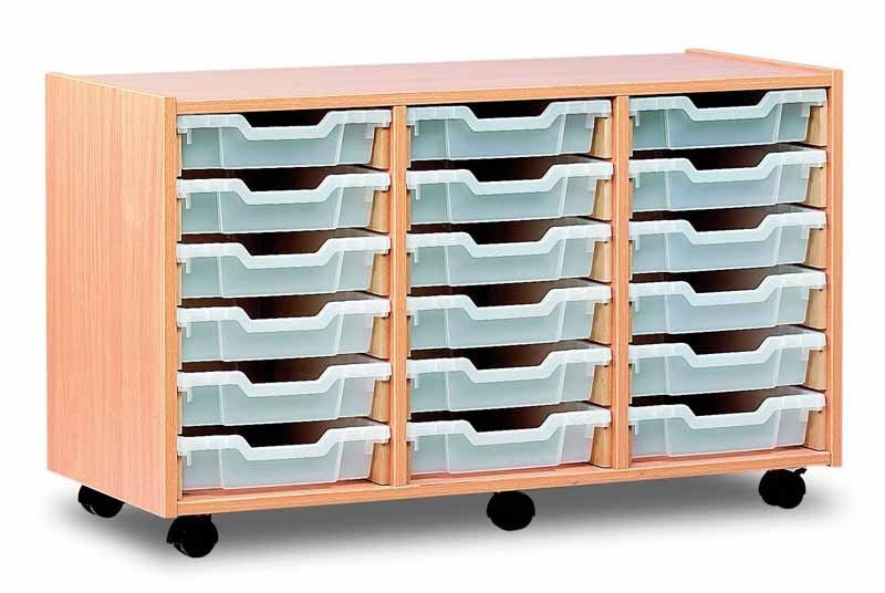 Monarch 18 Tray Shallow Tray Storage Unit - ABC School Supplies
