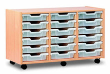 Monarch 18 Tray Shallow Tray Storage Unit - ABC School Supplies