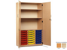 Monarch 21 Single Tray Storage Unit Cupboard with Full Doors - ABC School Supplies
