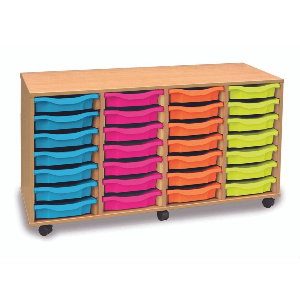 Monarch 28 Tray Single Tray Storage Unit - ABC School Supplies