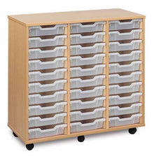 Monarch 30 Tray Shallow Tray Storage Unit - ABC School Supplies