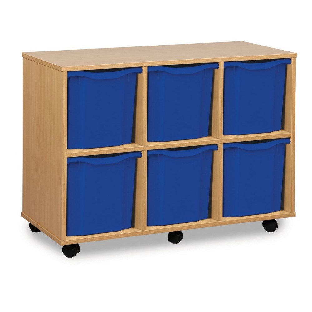 Monarch 6 Tray Quad Tray Storage Unit - ABC School Supplies
