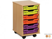 Monarch 6 Tray Shallow Tray Storage Unit - ABC School Supplies