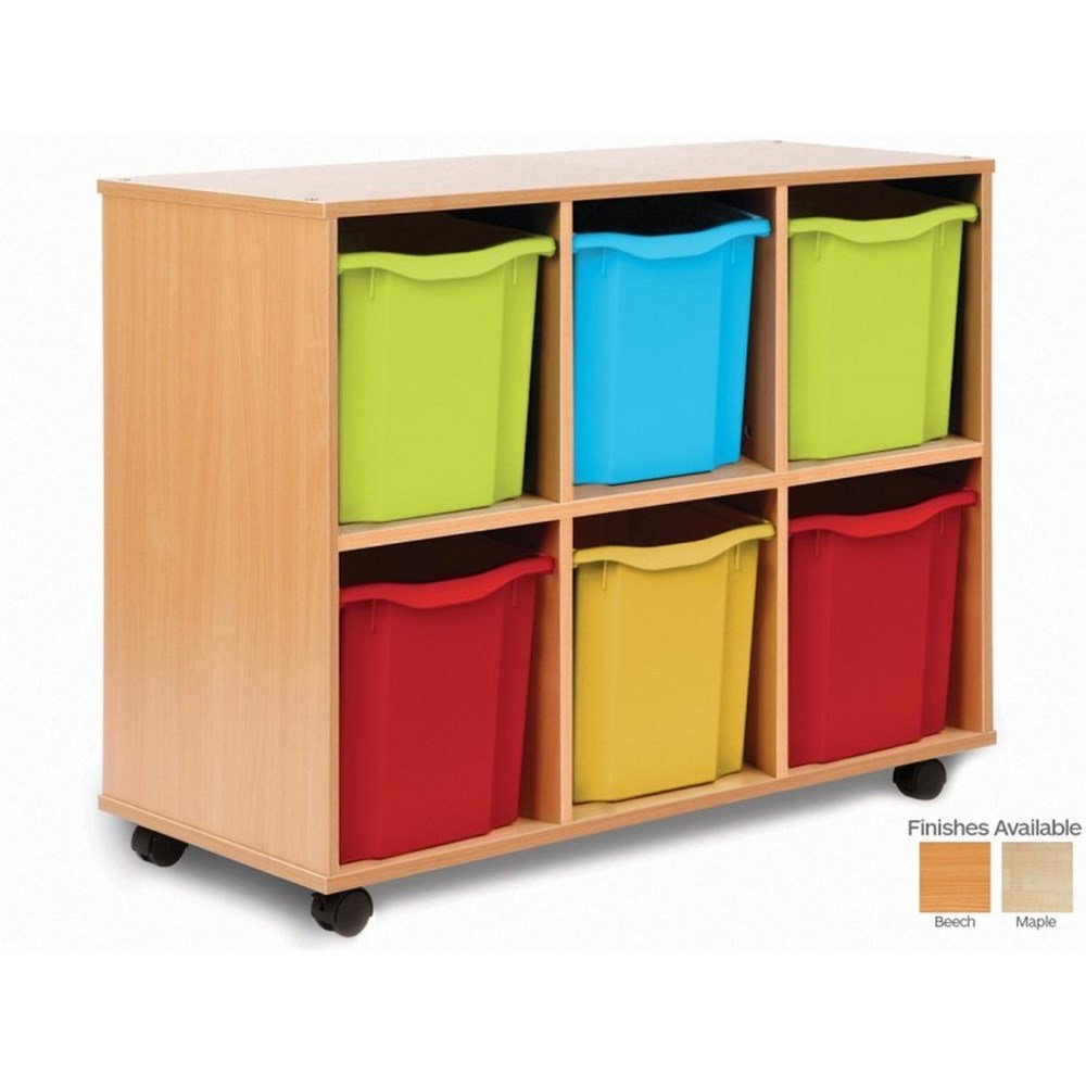 Monarch Allsorts Stackable Tray Storage Unit with 6 Quad Trays - ABC School Supplies