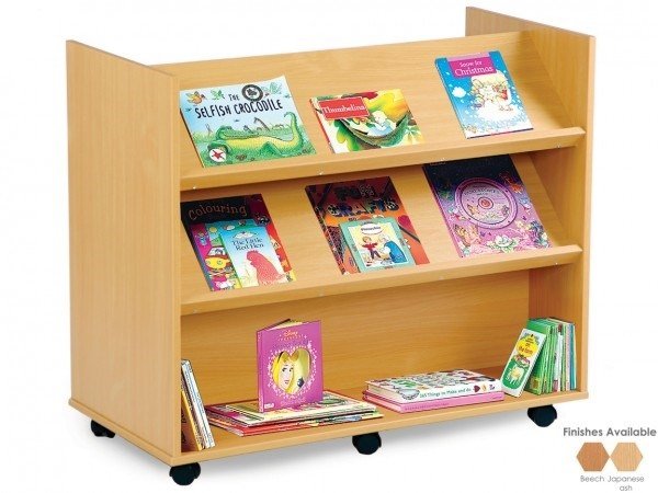 Monarch Double Sided Mobile Book Library Storage Unit - ABC School Supplies