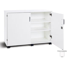 Monarch Mobile Cupboard with 2 Adjustable Shelves and Lockable Doors - ABC School Supplies