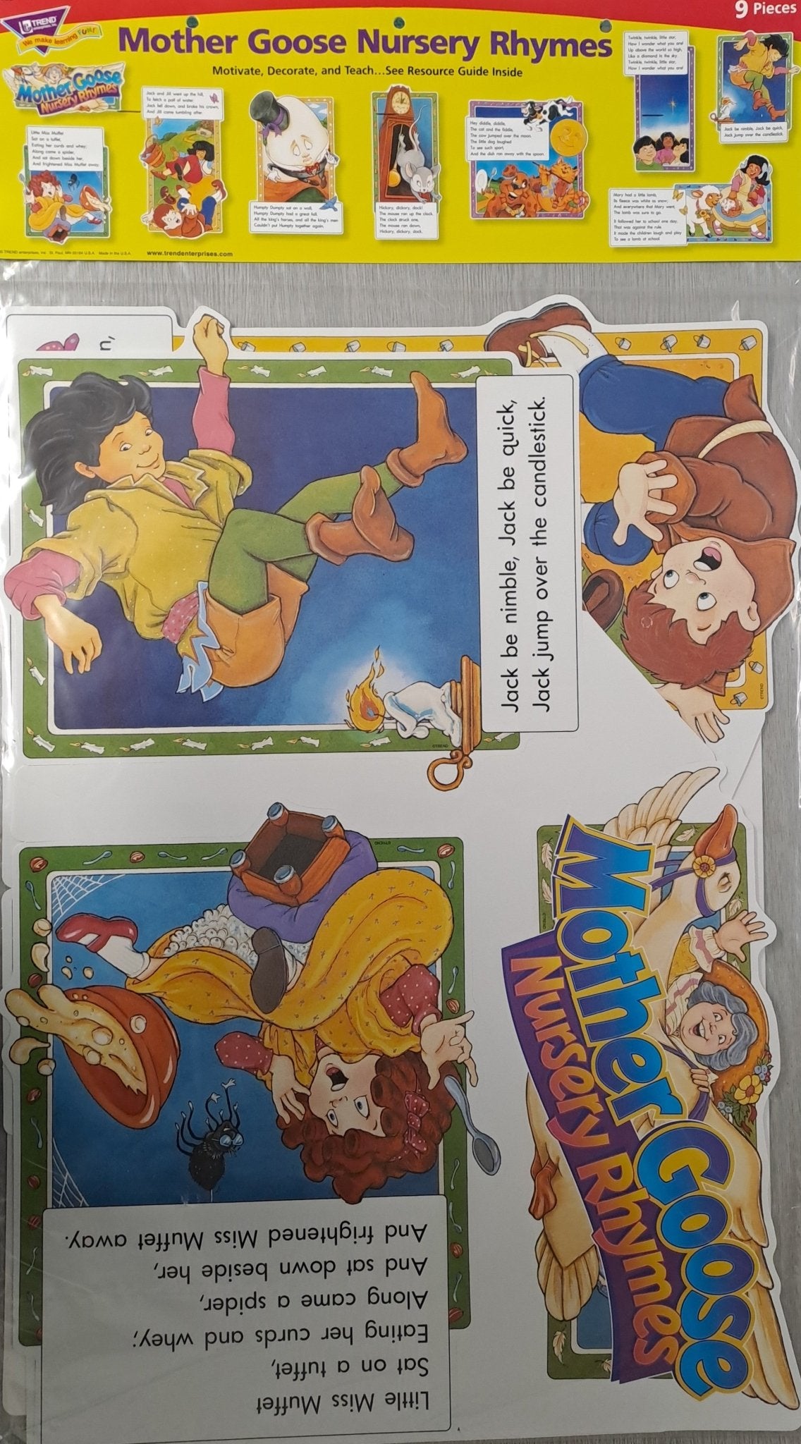 **Mother Goose Nursery Rhyme Bulletin Board - ABC School Supplies