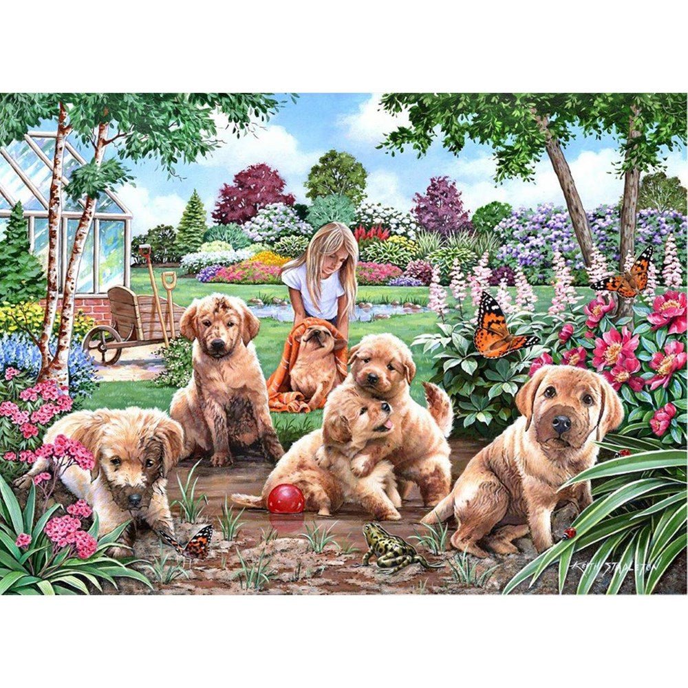 Mucky Pups - BIG 500 Piece Jigsaw Puzzle - ABC School Supplies