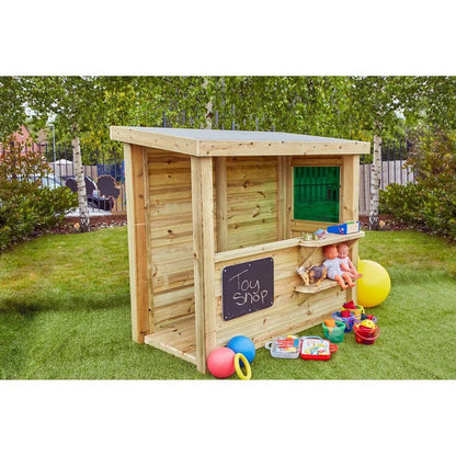 Multi - functional Wooden Shop - ABC School Supplies