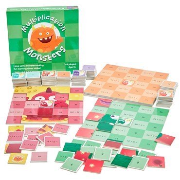 **Multiplication Monsters Game Set 2 - ABC School Supplies