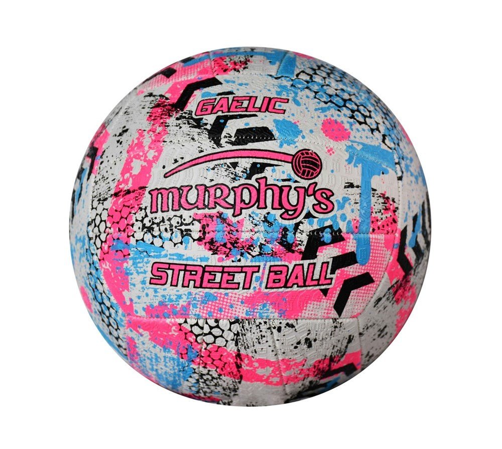Murphy's Gaelic Street Football Size 4/Trainer White/Pink/Cyan - ABC School Supplies