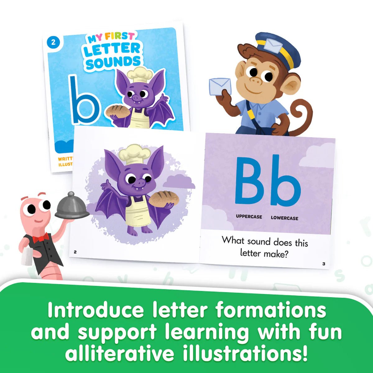 My First Letter Sounds Book Set of 26 - ABC School Supplies