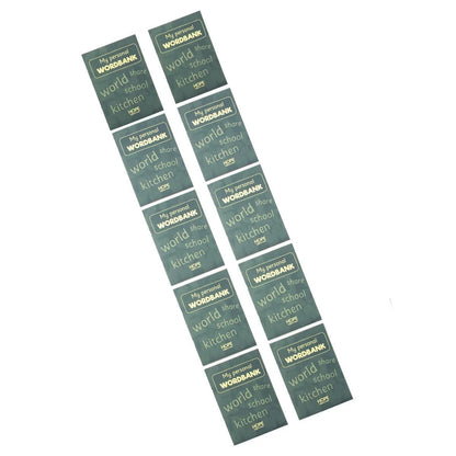 My Personal Word Bank Pack Of 10 - ABC School Supplies