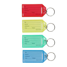 Name Tag Keychains Pack of 4 - ABC School Supplies