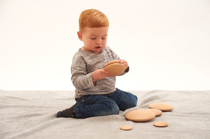 Natural Wooden Buttons - ABC School Supplies