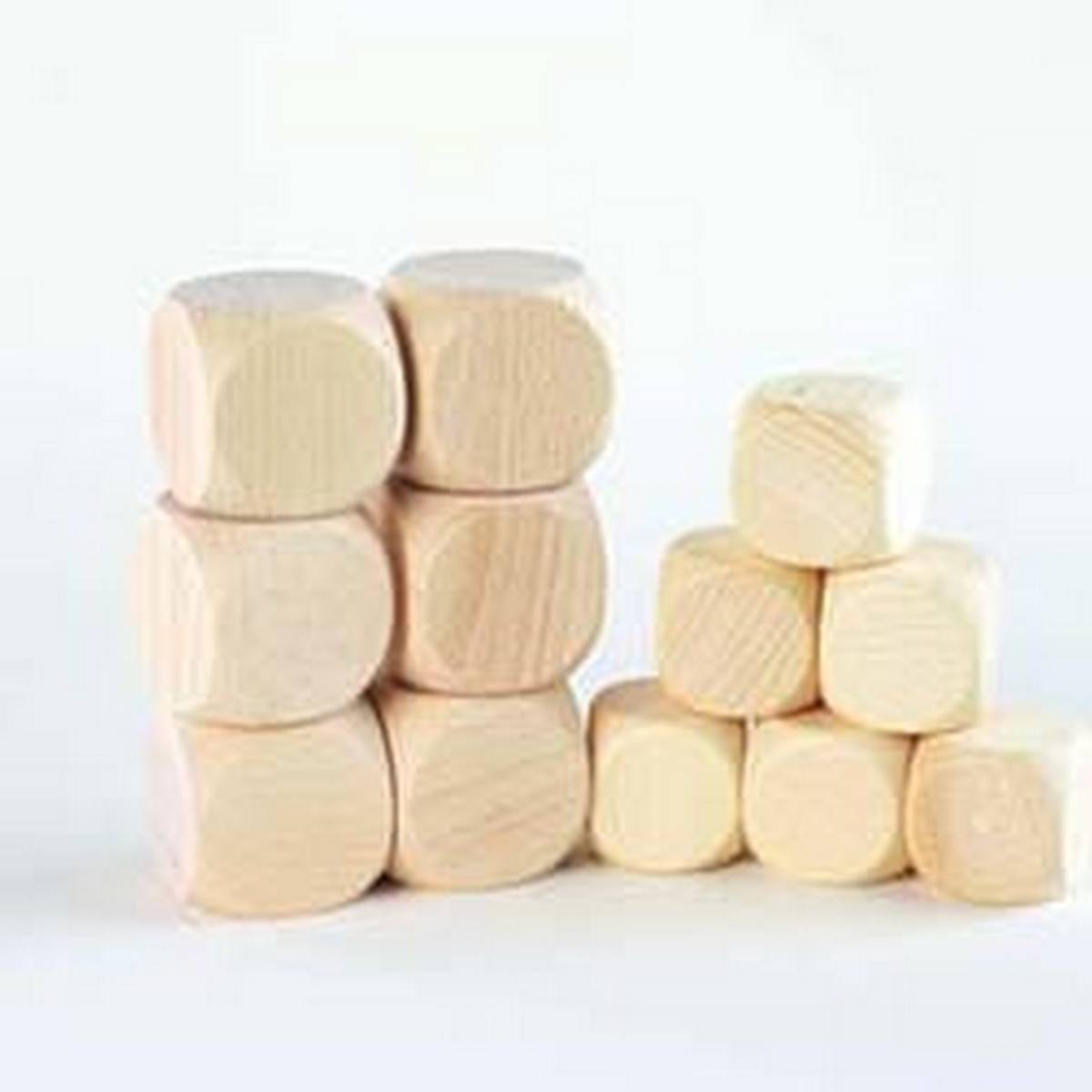 Natural Wooden Cubes (40Mm) - ABC School Supplies