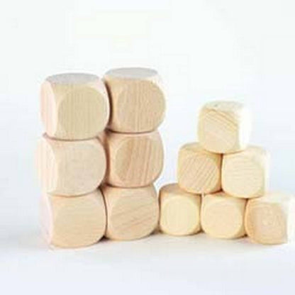 Natural Wooden Cubes (40Mm) - ABC School Supplies