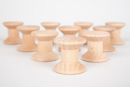 Natural Wooden Spools - ABC School Supplies