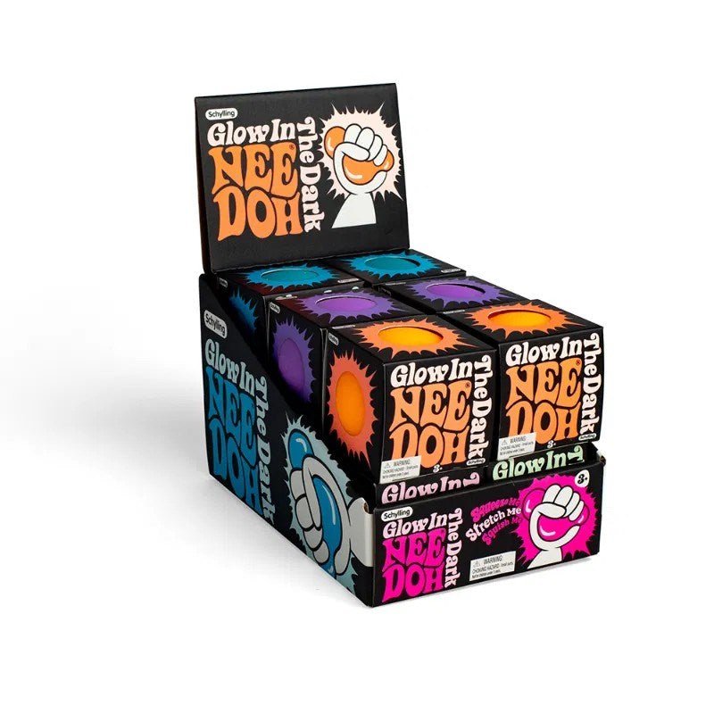 NeeDoh Glow In The Dark (Assorted Colours) - ABC School Supplies