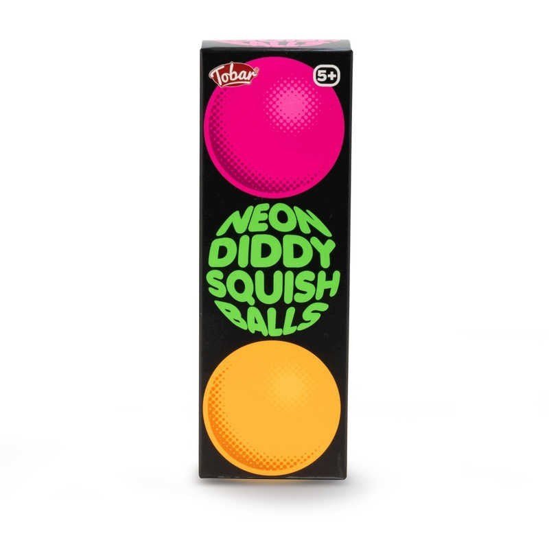 Neon Diddy Squish Balls Pack Of 3 - ABC School Supplies