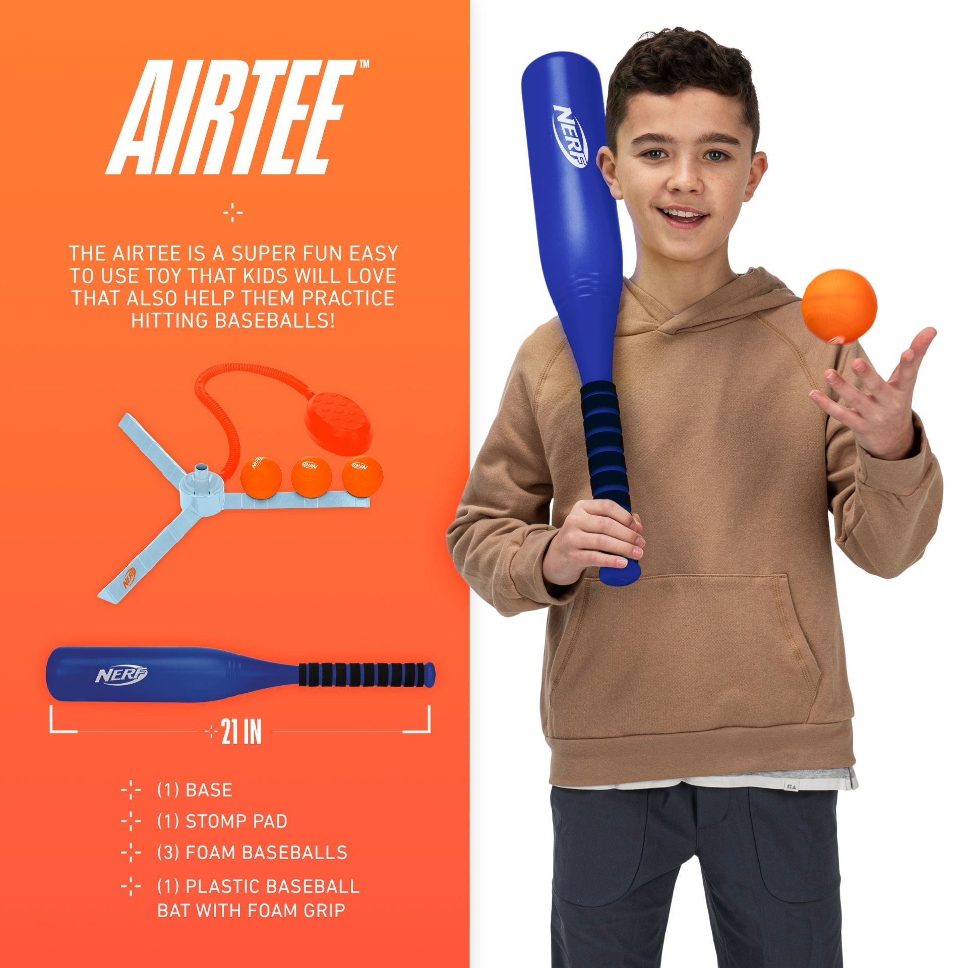Nerf Airtee Baseball Set - ABC School Supplies