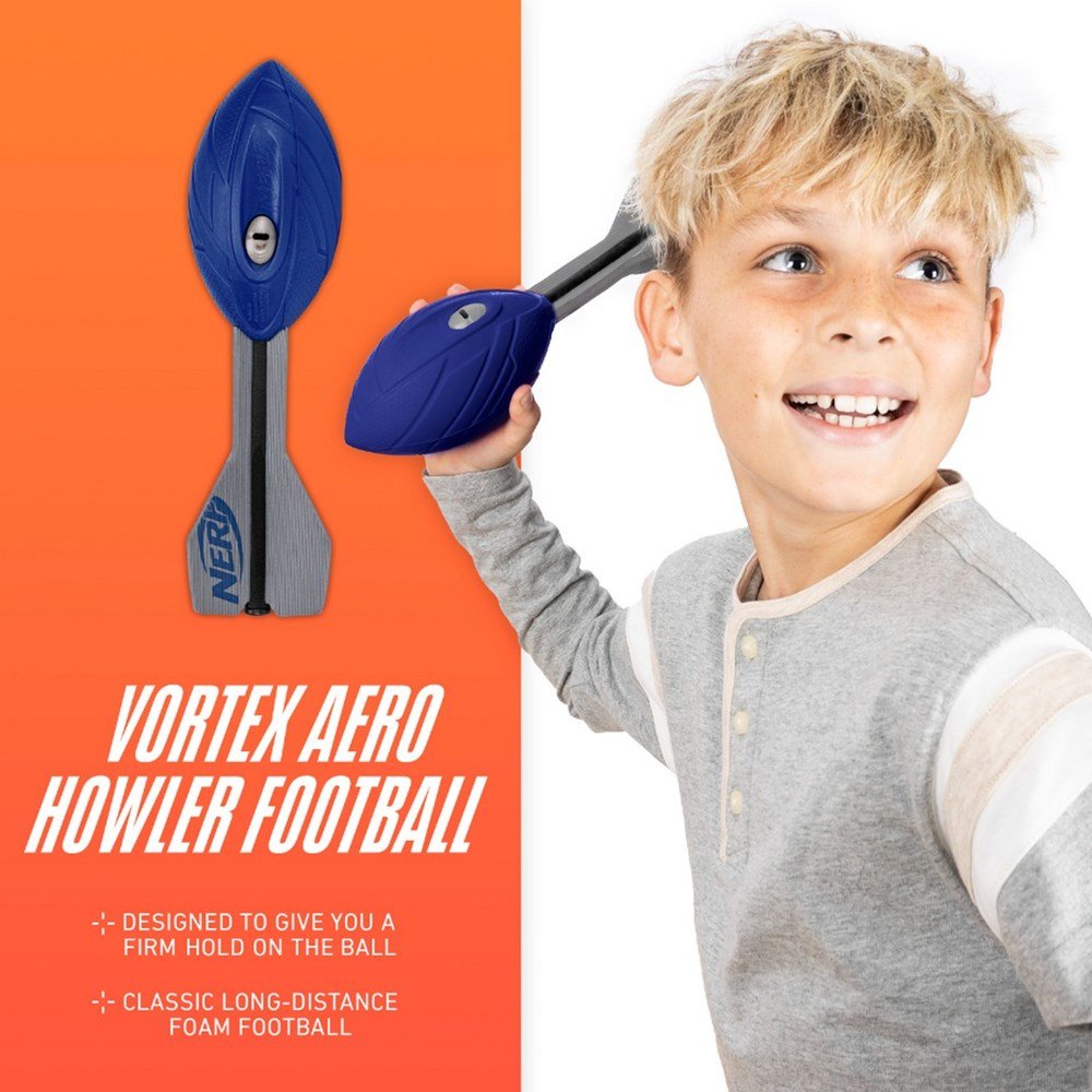 Nerf Vortex Aero Howler Foam Ball (Blue) - ABC School Supplies