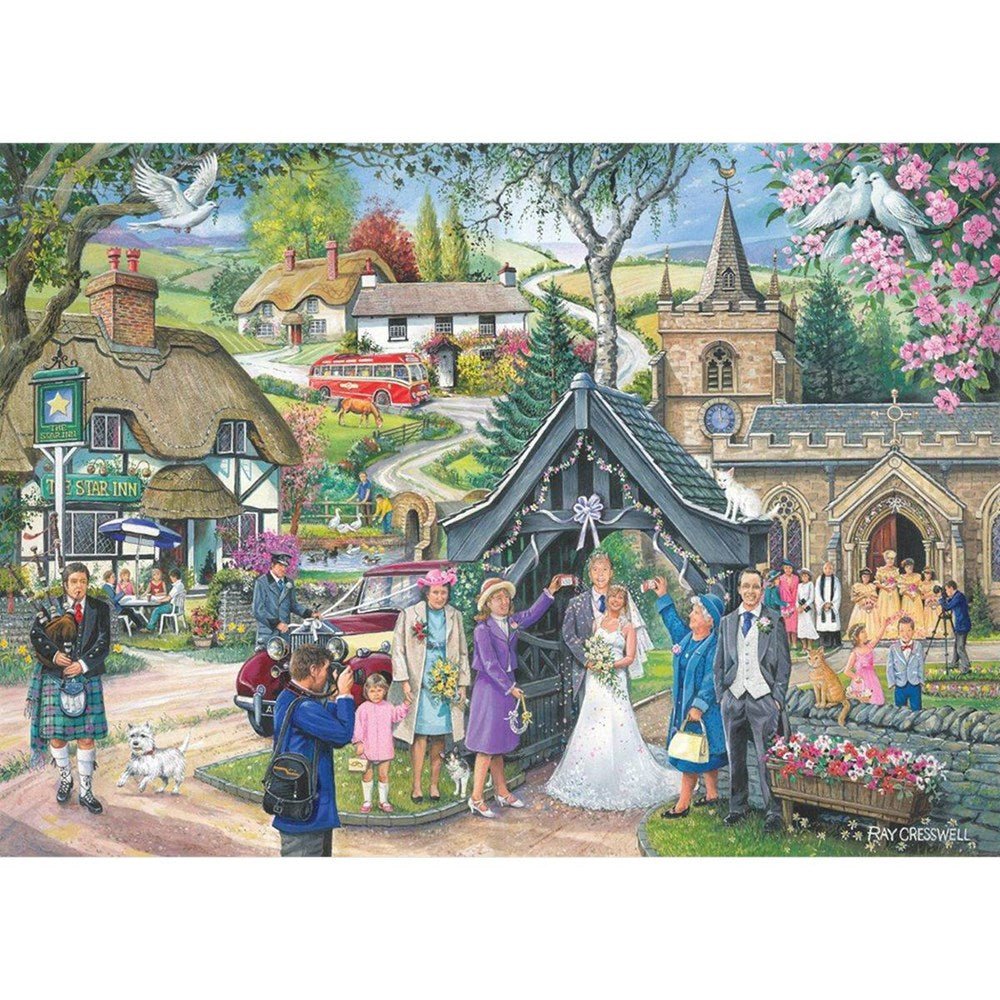No.4 - Wedding Day - 1000 Piece Jigsaw Puzzle - ABC School Supplies