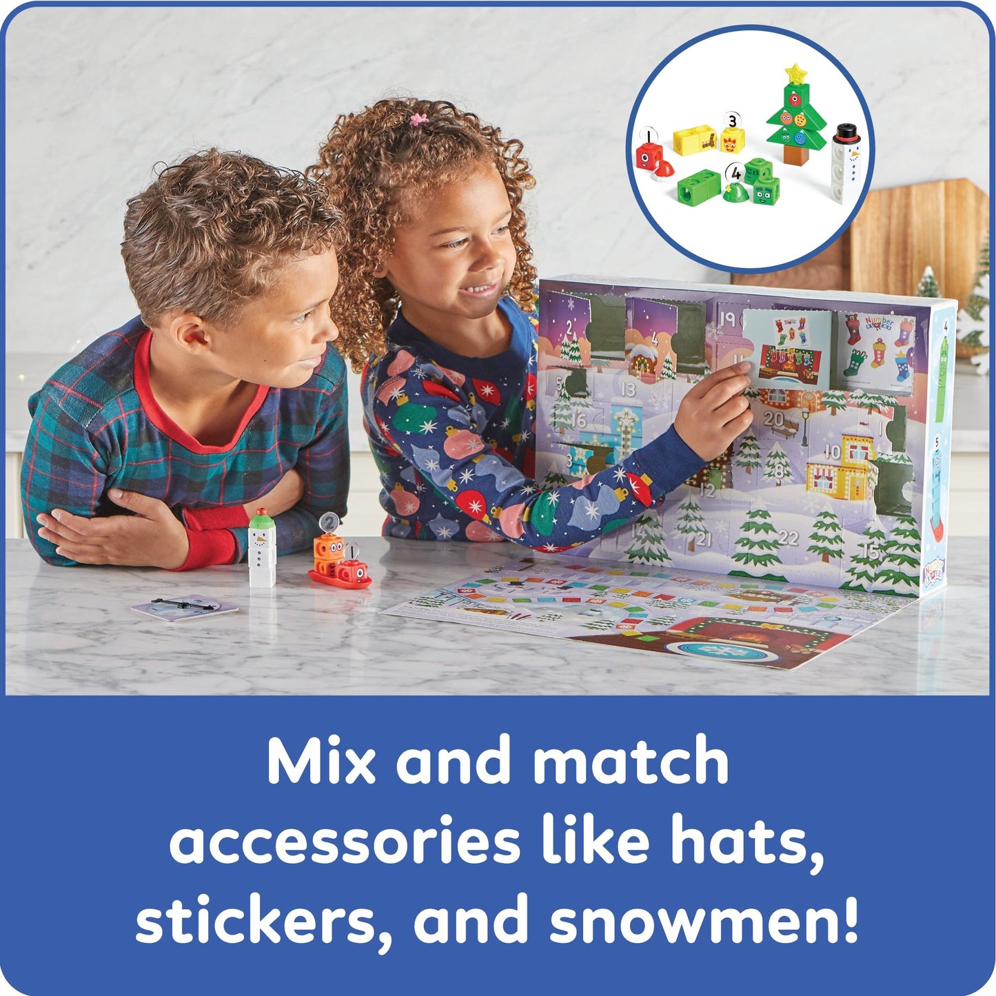 Numberblocks Mathlink Advent Calendar - ABC School Supplies