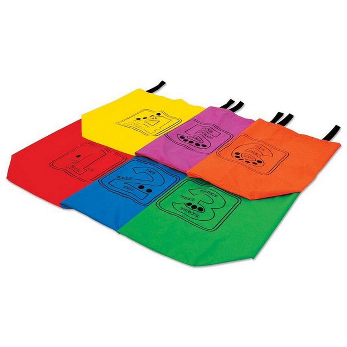 Numbered Jumping Sacks (Pack Of No.1 To 6) - ABC School Supplies