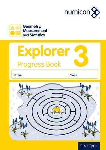 Numicon: Geometry, Measurement And Statistics 3 Explorer Progress Book - ABC School Supplies