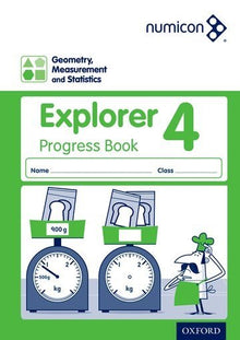 Numicon: Geometry, Measurement And Statistics 4 Explorer Progress Book - ABC School Supplies