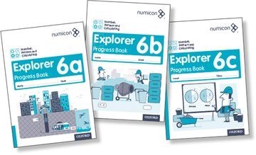Numicon: Number, Pattern And Calculating 6 Explorer Progress Books Abc (Mixed Pack) - ABC School Supplies