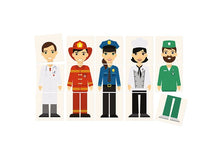 Occupational Mix Up Play Mats Polyester Set Of 15 - ABC School Supplies