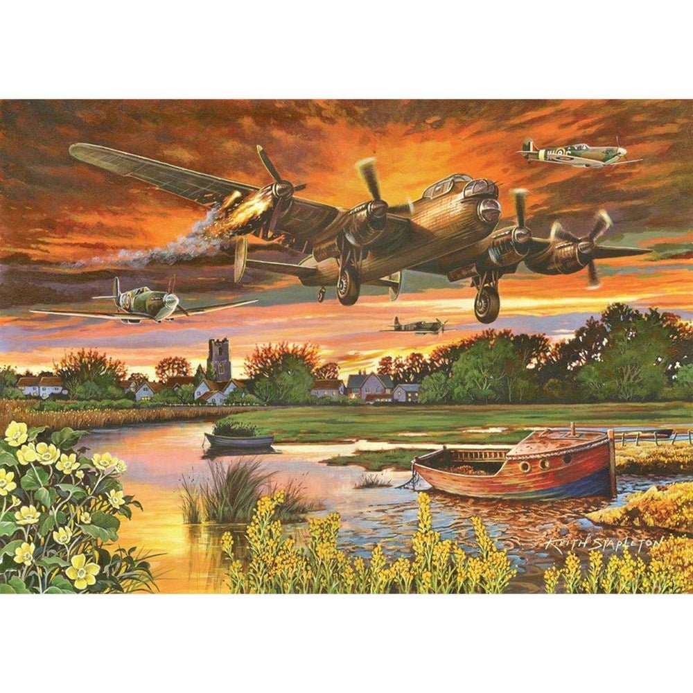 On A Wing & A Prayer - 1000 Piece Jigsaw Puzzle - ABC School Supplies
