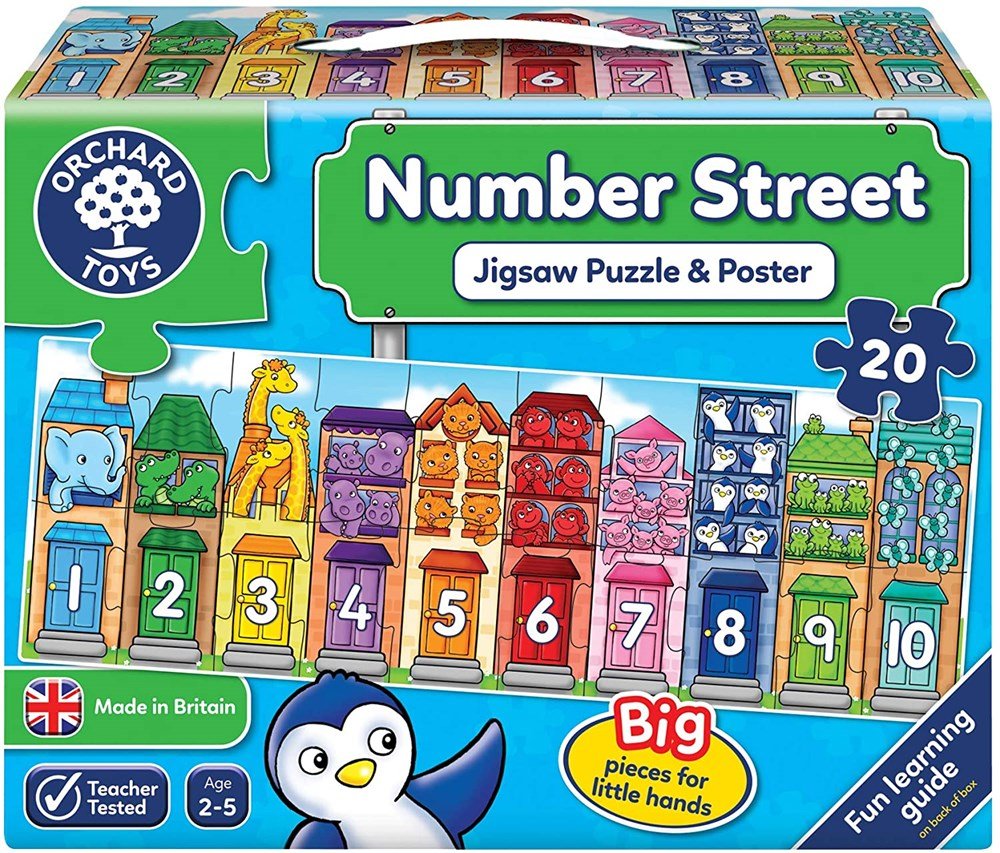Orchard Toys Number Street Jigsaw Puzzle - ABC School Supplies