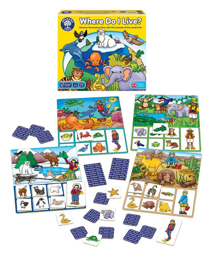 Orchard Toys Where Do I Live? - ABC School Supplies
