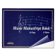 **Ormond 24Pg 6 Stave Music Manuscript Book - ABC School Supplies
