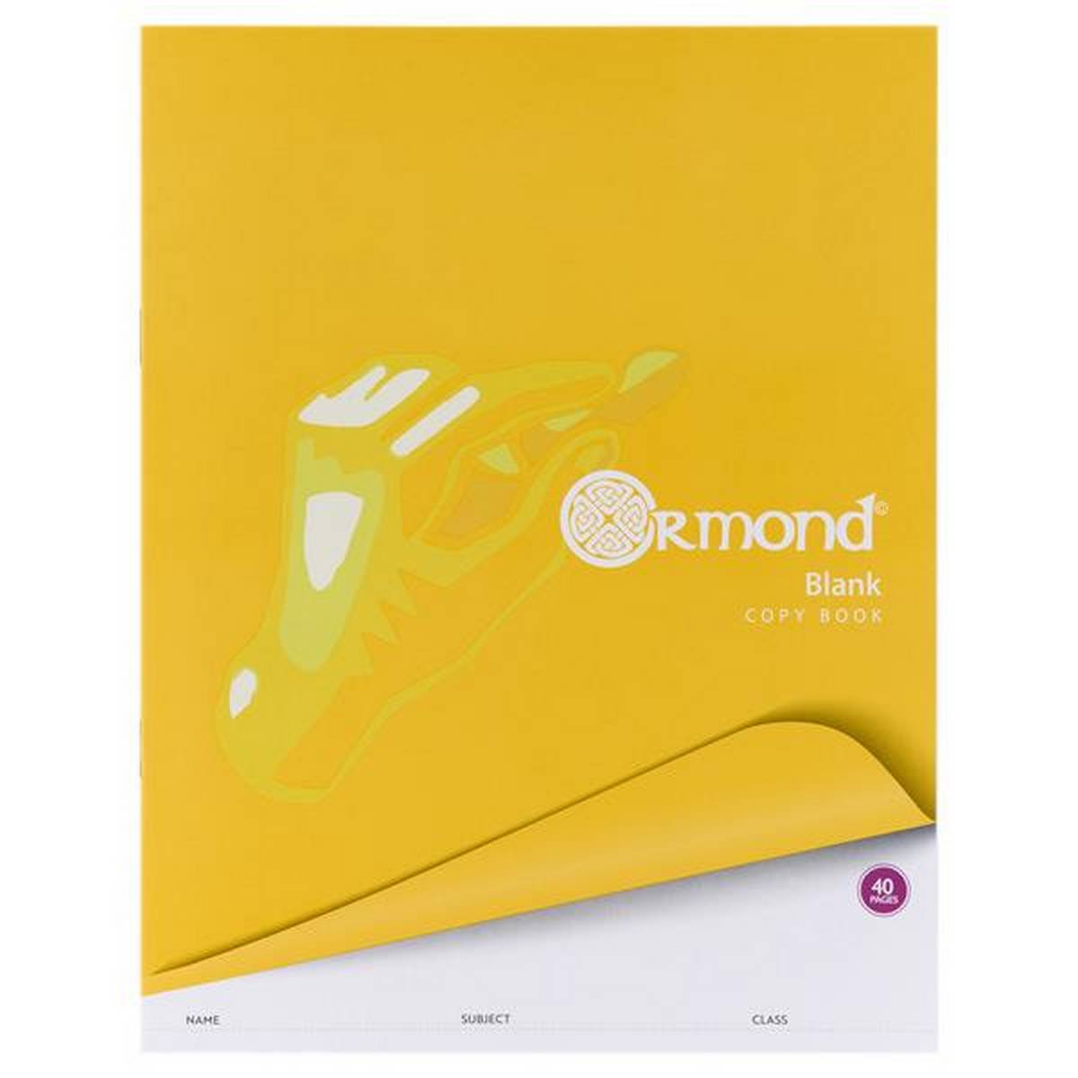 Ormond 40 Page Blank Copy Pack Of 20 - ABC School Supplies