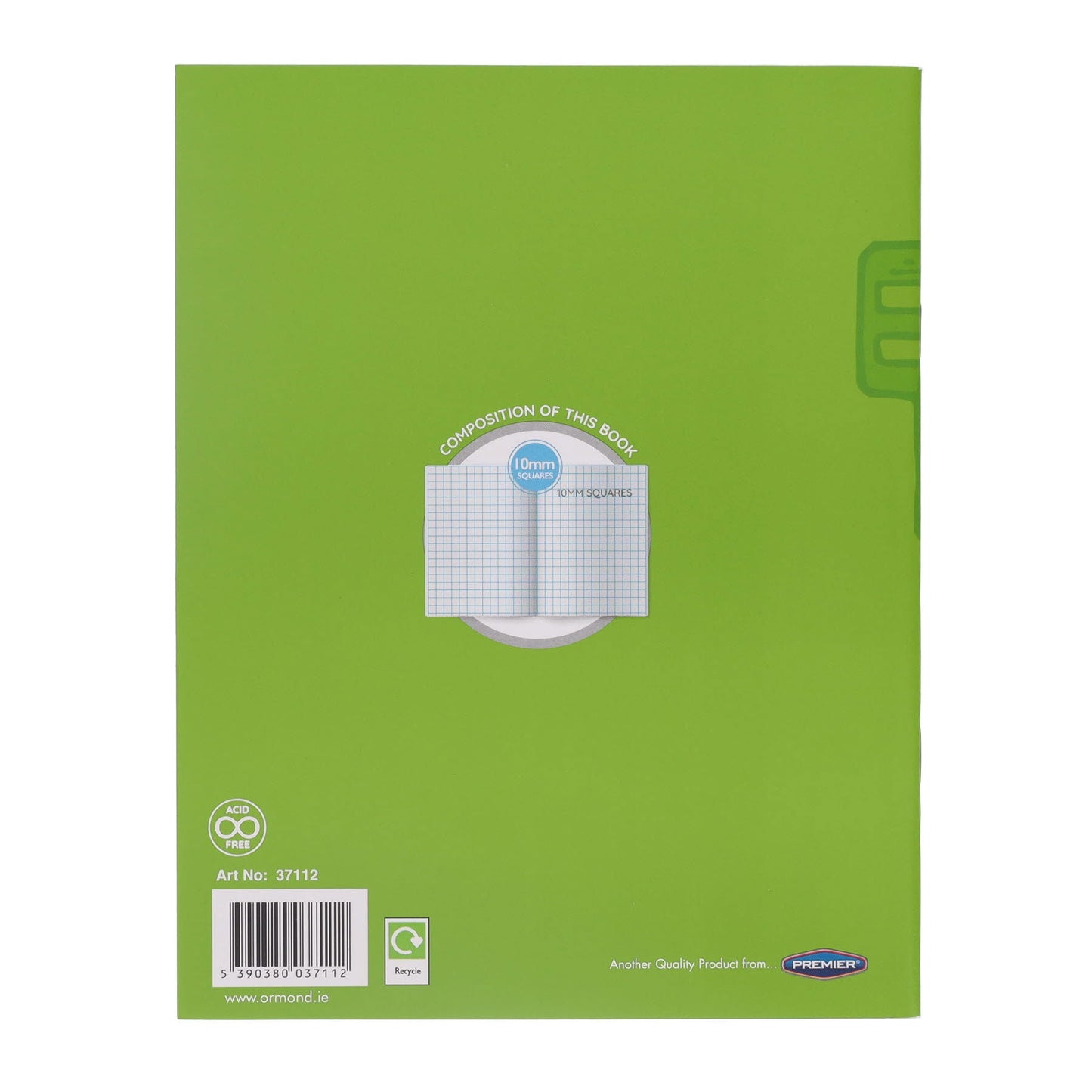 Ormond 40Pg 10mm Sq Junior Sum Copy - Pack of 20 - ABC School Supplies