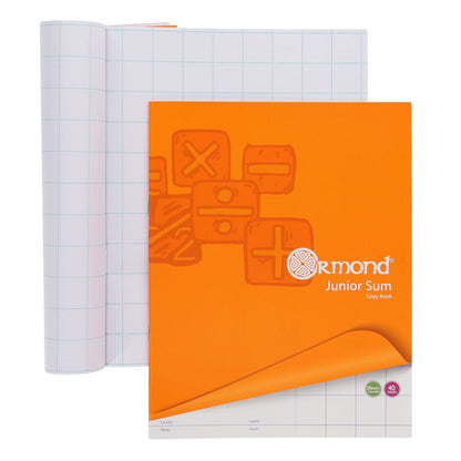 Ormond 40Pg 20mm Sq Junior Sum Copy - 20 Pack - ABC School Supplies