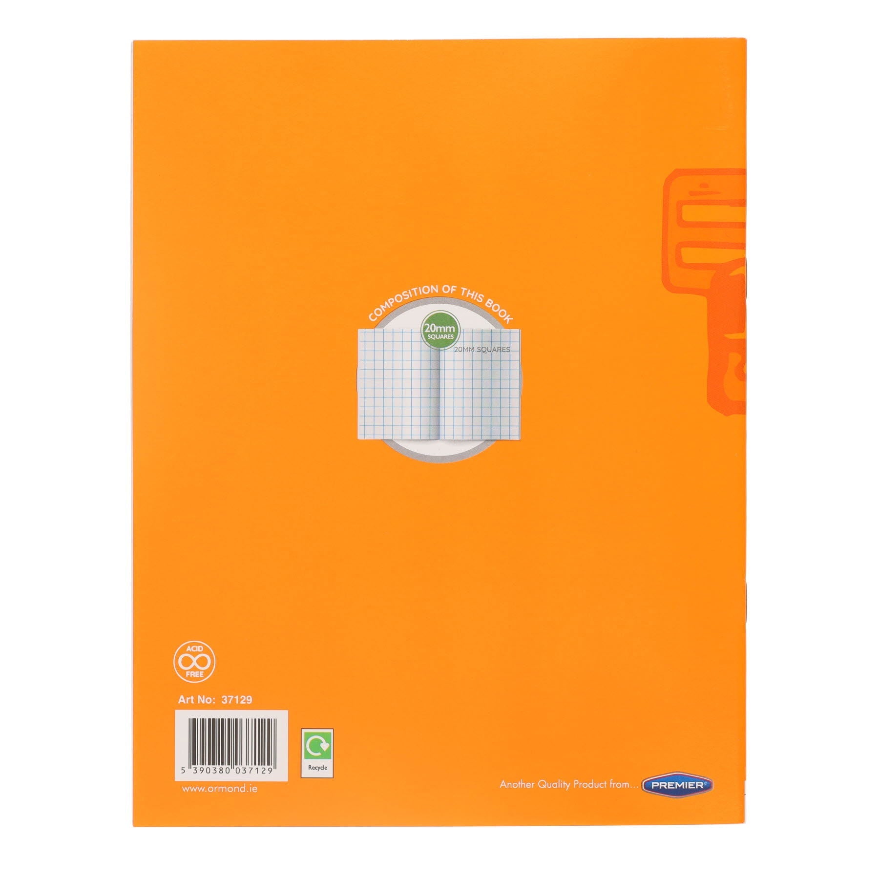 Ormond 40Pg 20mm Sq Junior Sum Copy - 20 Pack - ABC School Supplies