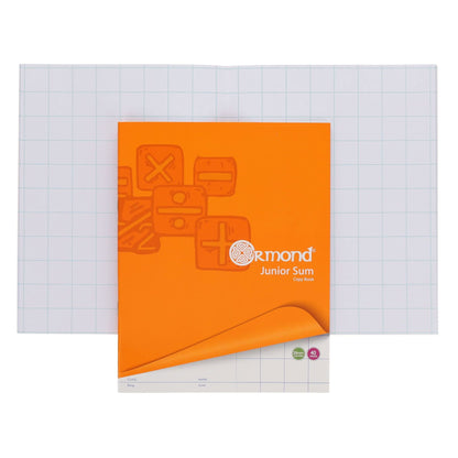 Ormond 40Pg 20mm Sq Junior Sum Copy - 20 Pack - ABC School Supplies