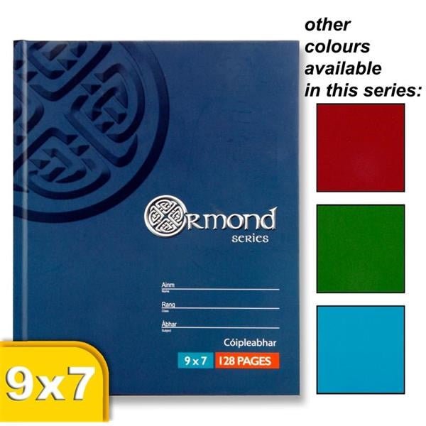 Ormond 9X7 128 Page Hardcover Notebook - ABC School Supplies