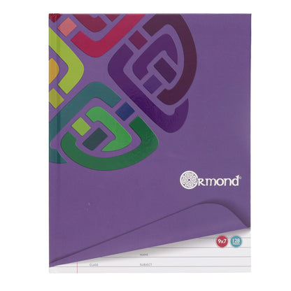 Ormond 9X7 128 Page Hardcover Notebook Value Pack Of 50 - ABC School Supplies