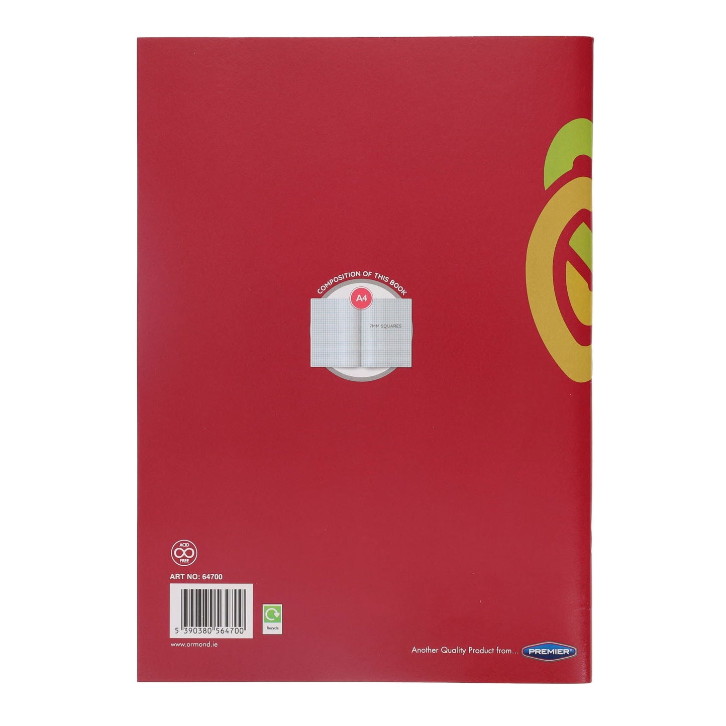 Ormond A4 120 Page Maths Copy Book - ABC School Supplies