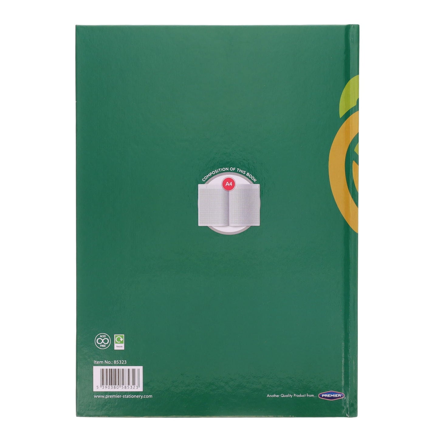 Ormond A4 128 Page 5mm Sq Hardcover Project Maths Copy - ABC School Supplies