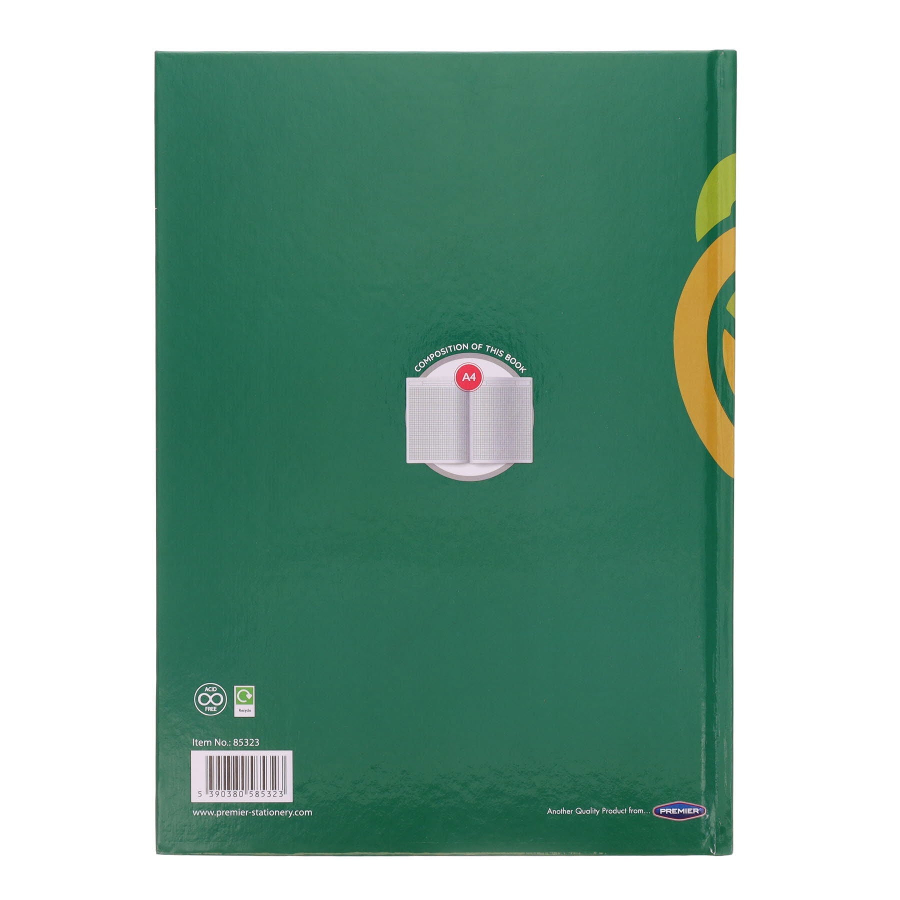 Ormond A4 128 Page 5mm Sq Hardcover Project Maths Copy - ABC School Supplies