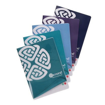 Ormond A4 160pg Durable Cover Manuscript Copybooks Value Pack of 30 - ABC School Supplies